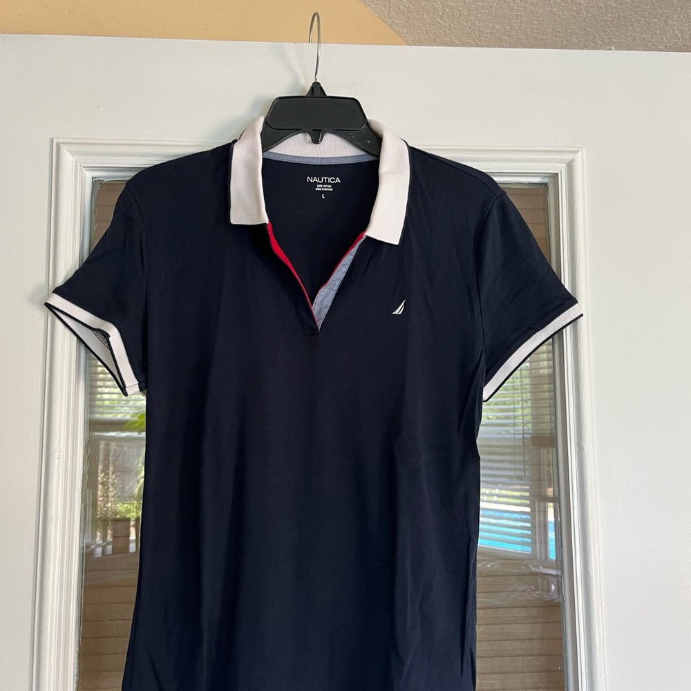Women’s Nautica Short Sleeve Shirt (large) - Picture 2 of 7